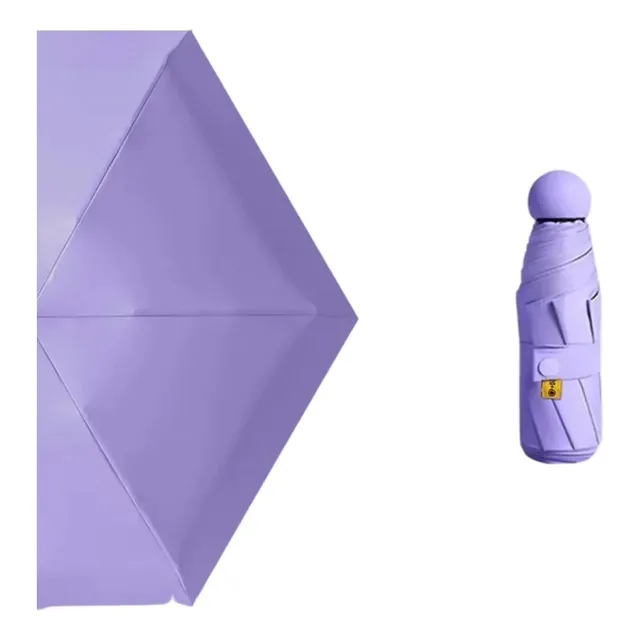 Mini Sombrillas Pequeñas Paraguas Plegable Con Proteccion Uv