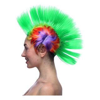 Fiesta De Pelucas Con Escudo De Pollo, Talla Única, Color Ve Fiesta De Pelucas Con Escudo De Pollo, Talla Única, Color Ve
