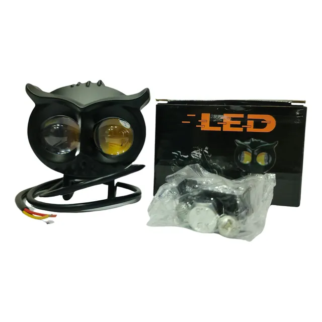 Kit 2 Faros Led Ojo De Buho 4000lm Con Comando