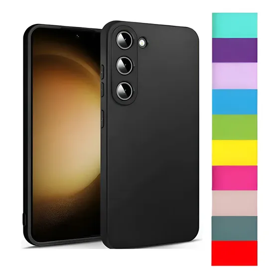 Capa Capinha Para Galaxy S23 Silicone Aveludado Com Proteção