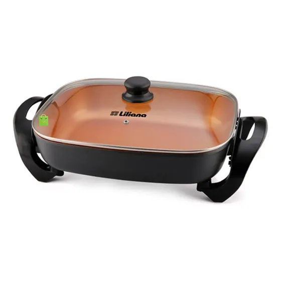 Parrilla Eléctrica Liliana Cookchef 7 En 1 Con 5niv Ak920 Color Negro