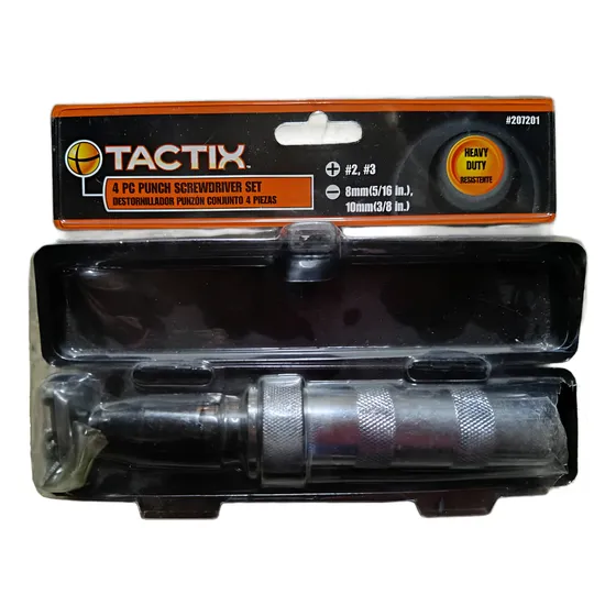 Destornillador De Contacto 4 Pieza Marca Tactix