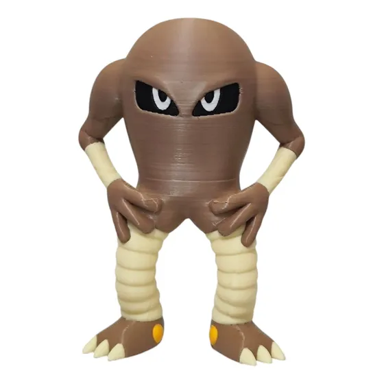 Figure Hitmonlee Boneco Pokémon Impressão 3d