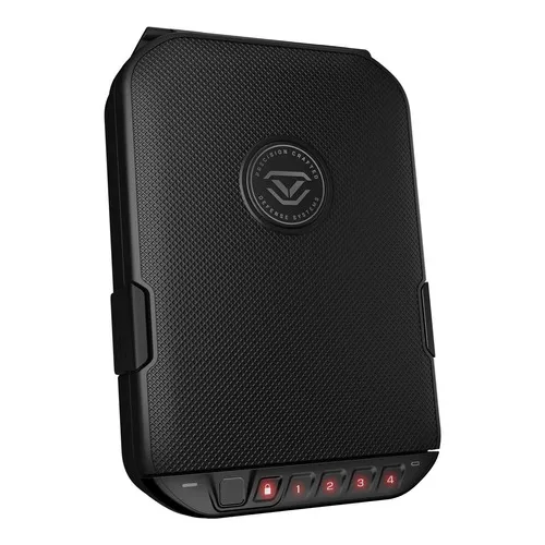 Cofre Eletrônico Vaultek Lifepod Para 2 Armas Com Biometria Cor Preto