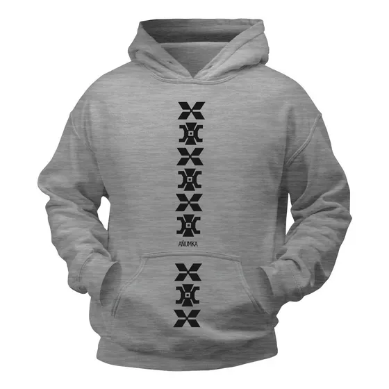 Polerón Canguro - Capucha - Modelo Mapuche / Añumka