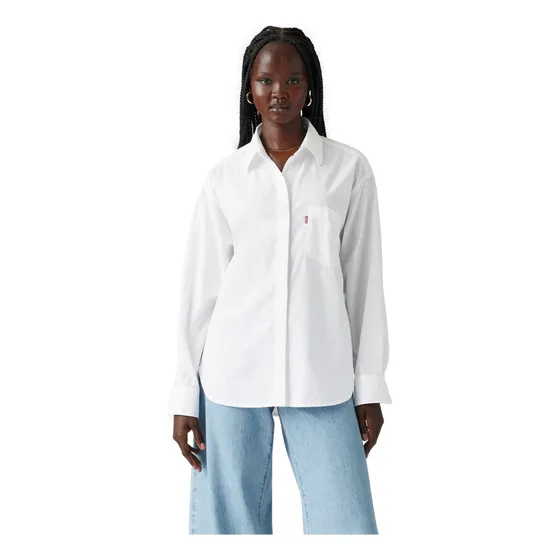 Camisa Mujer Harlie New Bf Shirt Blanco Levis 001hm-0003