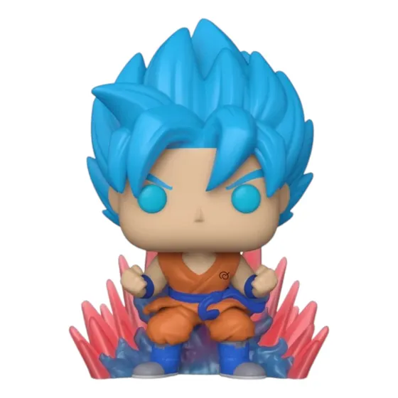 Funko Pop Ssgss Goku #1256 Kaio K Glow Dragon Ball Exclusive