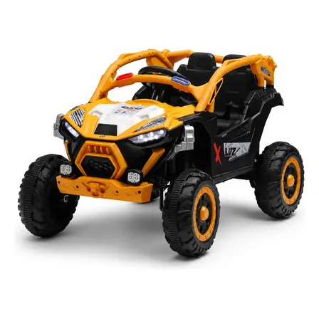 Carrinho Elétrico Infantil Mini Utv 12v 30kg Carro Adventure Laranja