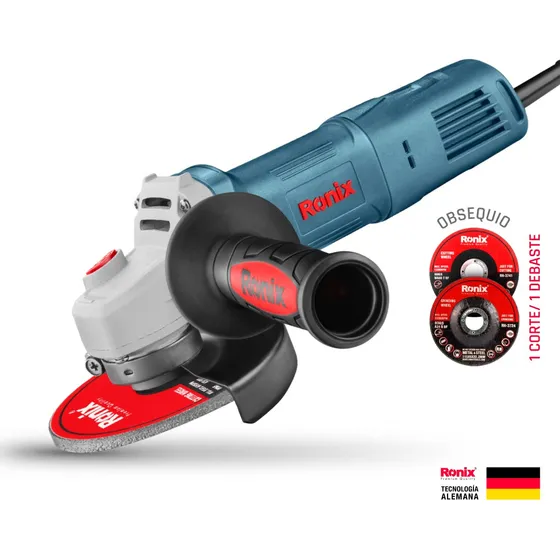 Esmeril Angular De 4-1/2 115mm 850w Amoladora Ronix 12000rpm