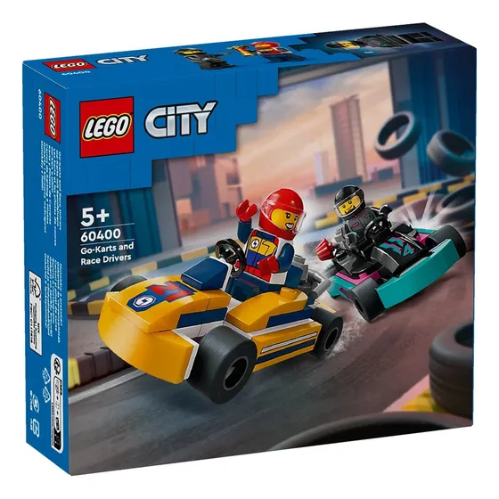 Lego City Go-karts Y Pilotos De Carreras (60400) Cantidad de piezas 99
