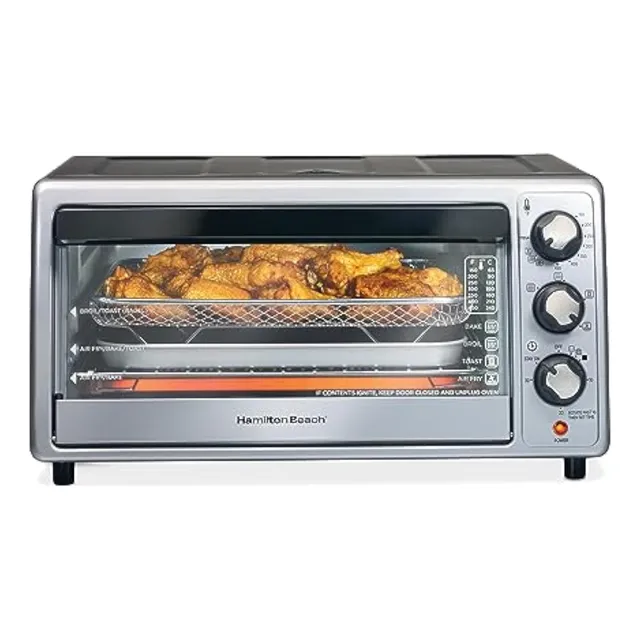 Hamilton Beach Horno Electrico Tostador Freidor Aire