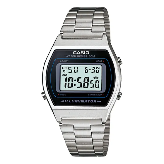 Reloj Casio Retro Vintage B-640WD-1A Plata - Acero Inoxidable