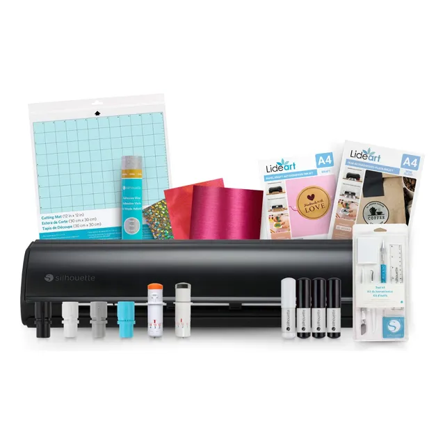 Combo Full Silhouette Plotter De Corte Cameo 5 Negra