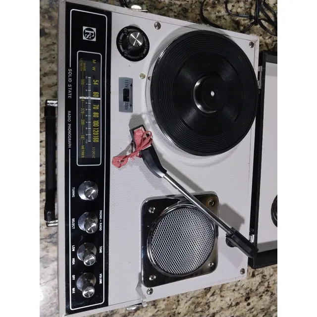 Tocadisco Vintage Fonografo Radio Nuevo En Caja Royal Discos