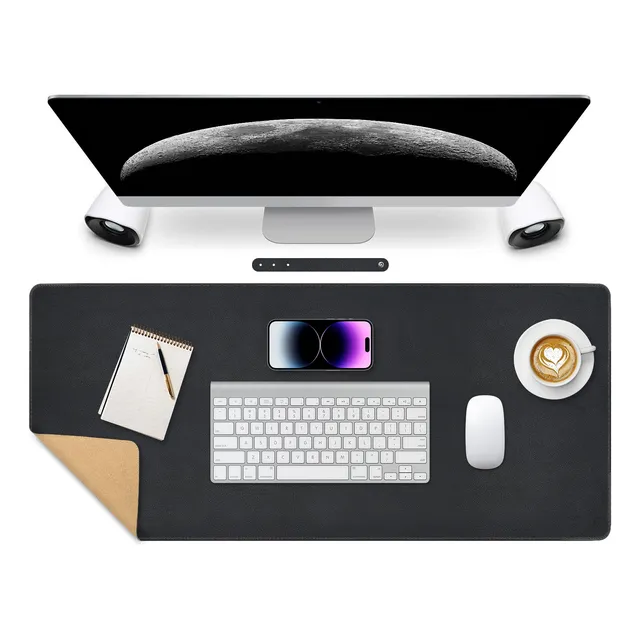 Pu Mouse Pad Desk Protector Juego Oficina Con Estilo 80x40cm