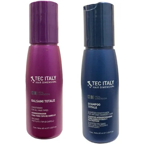 Tec Italy Kit Viaje Shampoo Y Bálsamo Totale 60ml