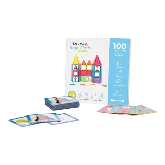 Imanix Style Cards 100 Tarjetas Magnéticas Temáticas