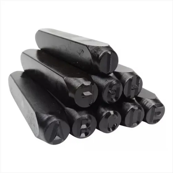 Alfabeto De Bater Punção Em Aço 5mm - Brasfort