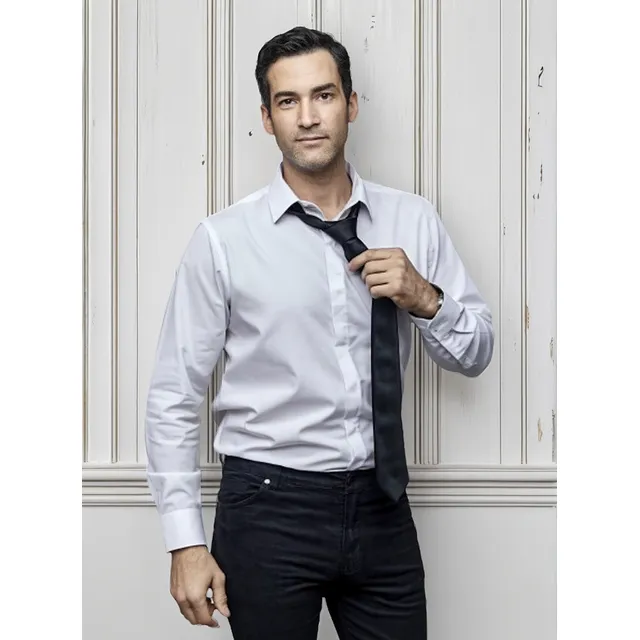 Camisa Vestir Lisa Boton Oculto Gio Renzi (8637)