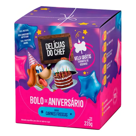 Bolo De Aniversario De Brigadeiro Para Seu Cão P.