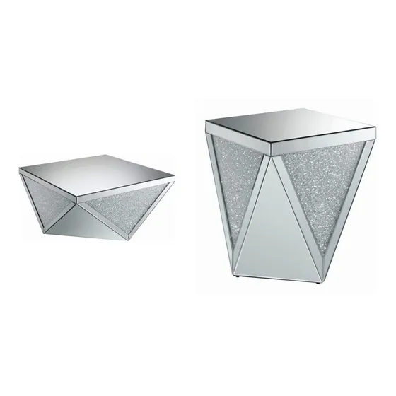 Coaster Home Furnishings Mesa Auxiliar Cuadrada Detall 38.5 
