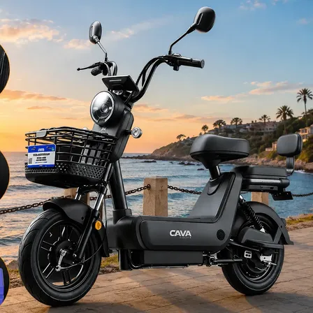 Bicicleta Elétrica Cavalletta C2 Removível Lítio 65km 750w Preto 14