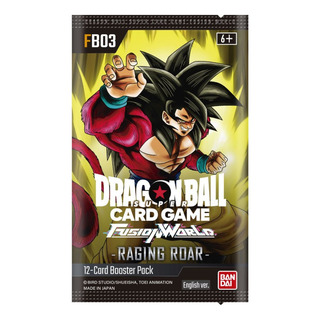 Dragon Ball Super Fw Dbs Fb03 Raging Roar Sobre Booster Pack Dragon Ball Super Fw Dbs Fb03 Raging Roar Sobre Booster Pack