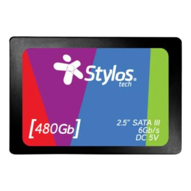 Disco Sólido Interno Ssd Stylos Tech Stmssd3b De 480gb Negro