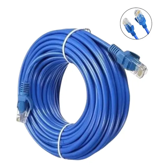 Cabo De Rede Cat5 15 Metros Ethernet Lan Giga 10/1000