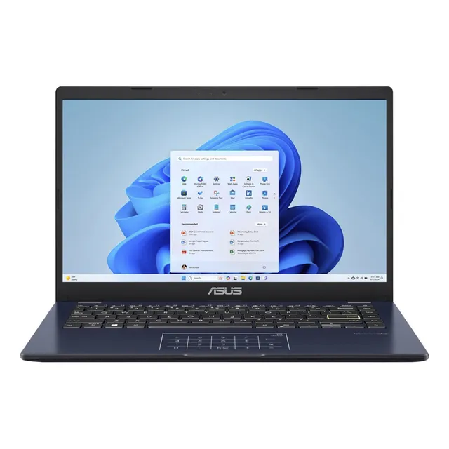 Laptop Asus 14 Pulgadas 4gb Ram 64Gb EMMC Intel Celeron N4500 W11 Color Azul Marino