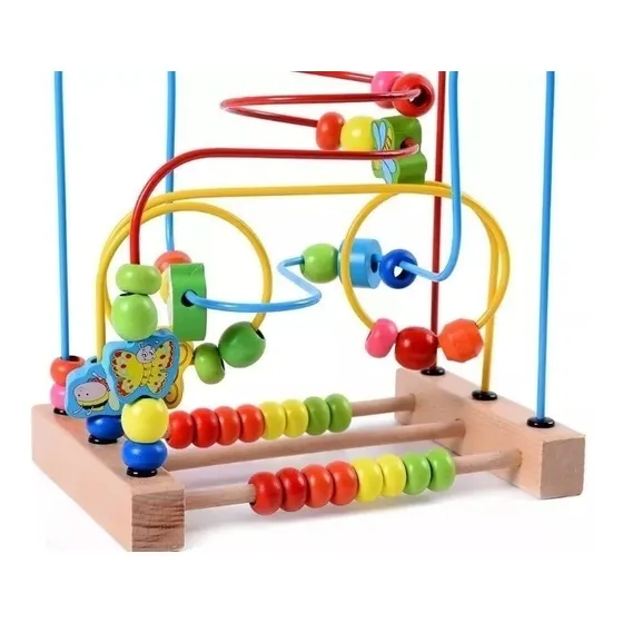 Laberinto Didáctico De Madera, Juego De Destreza Pulsómetro 