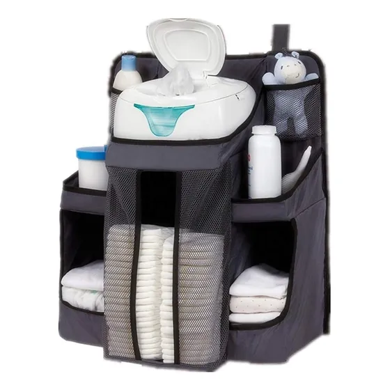Organizador Cambiador Pañales Portapañales Colgante De Bebe Color Azul Marino