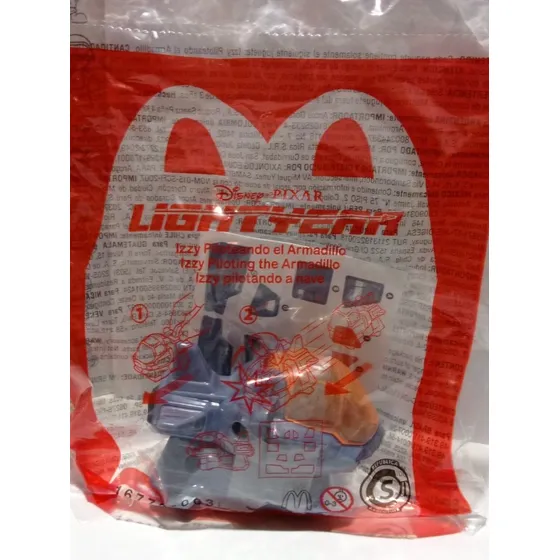 Lightyear Disney Pixar Izzy Piloteando El Armadillo Mcdonald