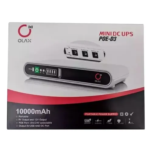Mini Dc Ups Olax 10000 Mah