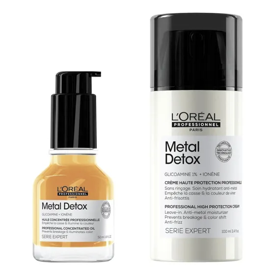 Loreal Metaldetox Crema Protectora Y Aceite Concentrado 50ml