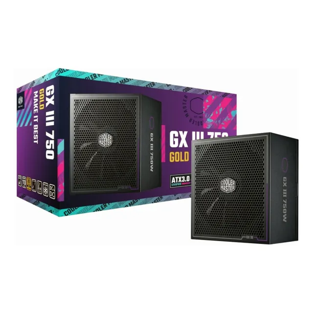 Cooler Master Gx Iii Gold 750w Atx3.0 Fuente De