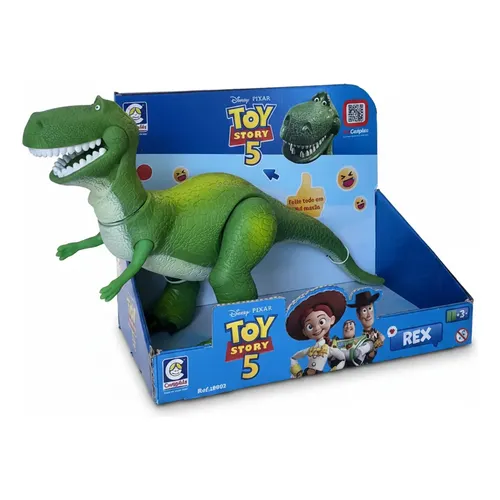 Boneco De Ação Oficial Da Disney Store Rex Toy Story 30 Cm