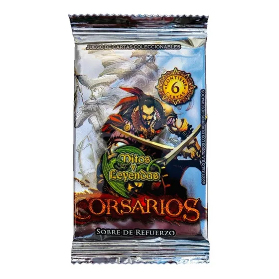 Corsarios / Mitos Y Leyendas / Sobresellado Refuerzo 6 Carta