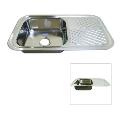 Fregadero Bajo Tope C/escurridero Fanainox 78x44 Acero Inox