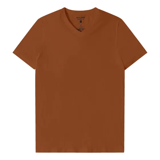 Camisa Masculina Básica Gola V Malwee Várias Cores