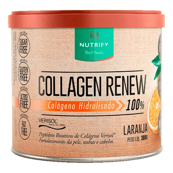 Collagen Renew Hidrolisado Nutrify - 300g - Colágeno Verisol