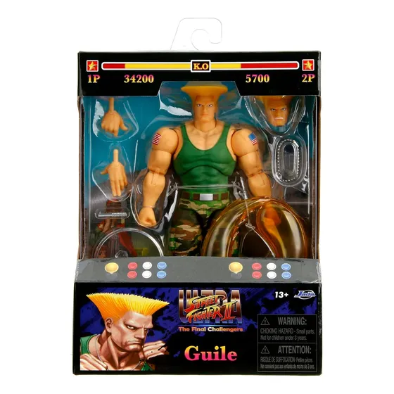 Figura Street Fighter Ii Guile Jada Toys