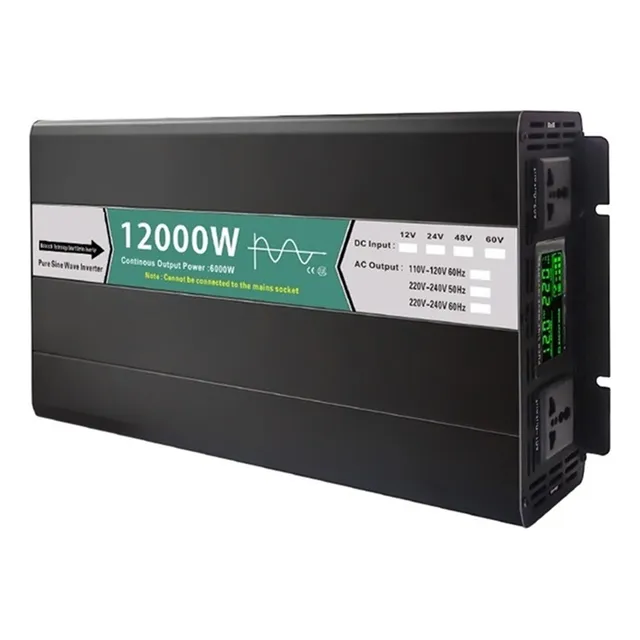 Inversor Solar De Onda Sinusoidal Pura 12v 24v 48v Cc A Ca
