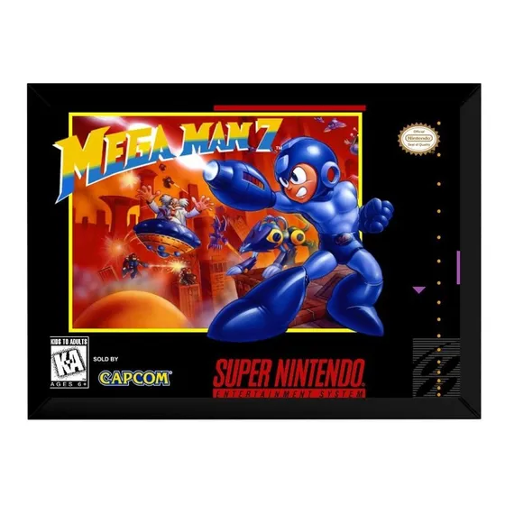 Quadro Game Snes Mega Man 7