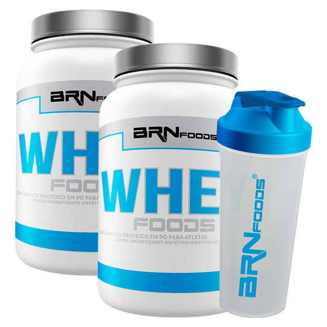 Combo Suplemento: 2x Whey Protein + Shaker Sabor Baunilha Combo Suplemento: 2x Whey Protein + Shaker Sabor Baunilha