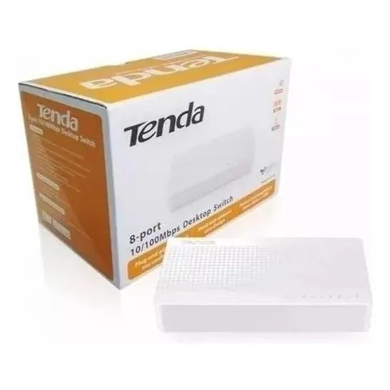 Conmutador Tenda S108 10/100mbps 8 puertos