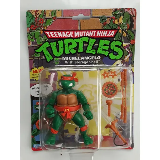 Figura Muñeco Tortuninja Tortuga Ninja Miguel Angel Nuevo