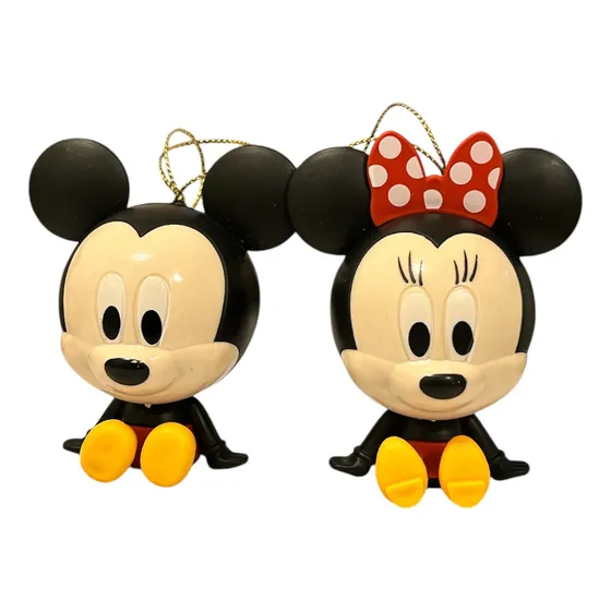 Adorno Minnie Mickey Navidad