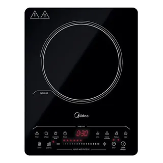 Cooktop De Indução Portåtil 1 Boca Midea Cyad12 Preto 220v Cooktop De Indução Portåtil 1 Boca Midea Cyad12 Preto 220v