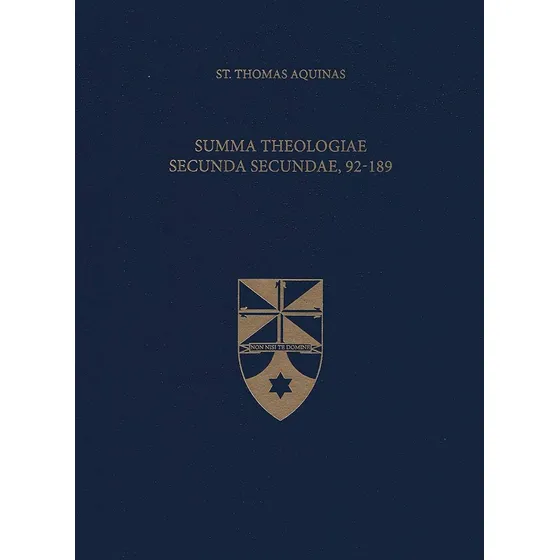 Libro: Summa Theologiae Secunda Secundae, 92-189 (latin-eng